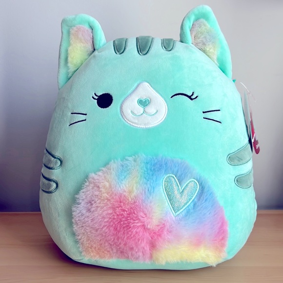 Squishmallows Other - 11" Corinna the Winking Cat NWT Squishmallows Kellytoy Plush Stuffie Valentine